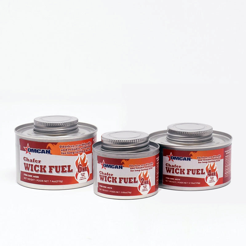 Omcan 44580 6 Hour Wick Chafing Dish Fuel with Safety Twist Cap