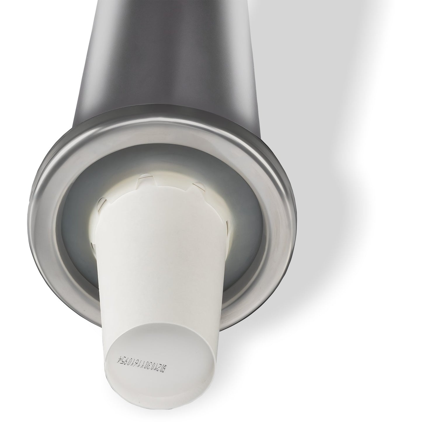 Carlisle 38850GEW 23-3/4" x 6-3/4" Stainless Steel Cup Dispenser Only