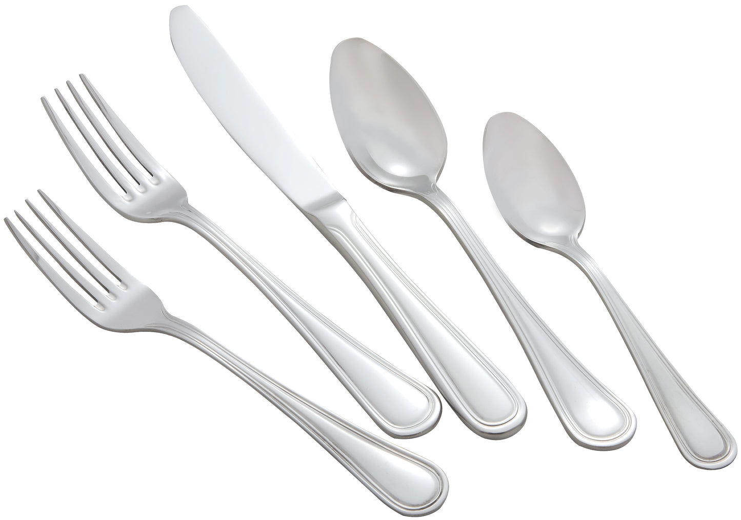 Winco 0021-06 Continental Salad Fork, 18/0 Extra Heavyweight