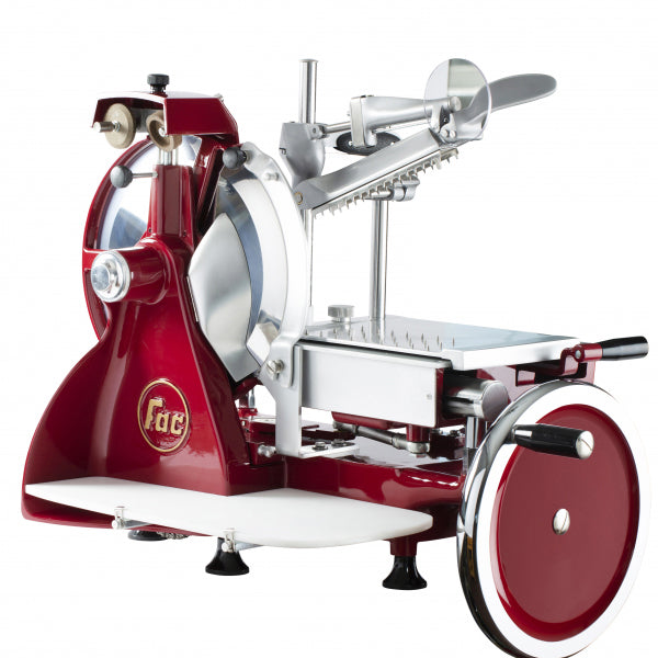 Omcan 46131 12-inch Manual Blade Volano Slicer with Standard Flywheel