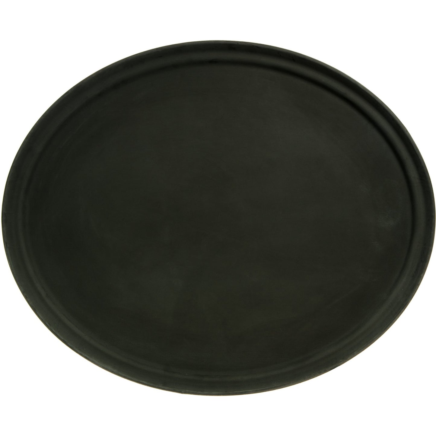 Carlisle 2700GL004 22" x 27" Black Oval GripLite Tray