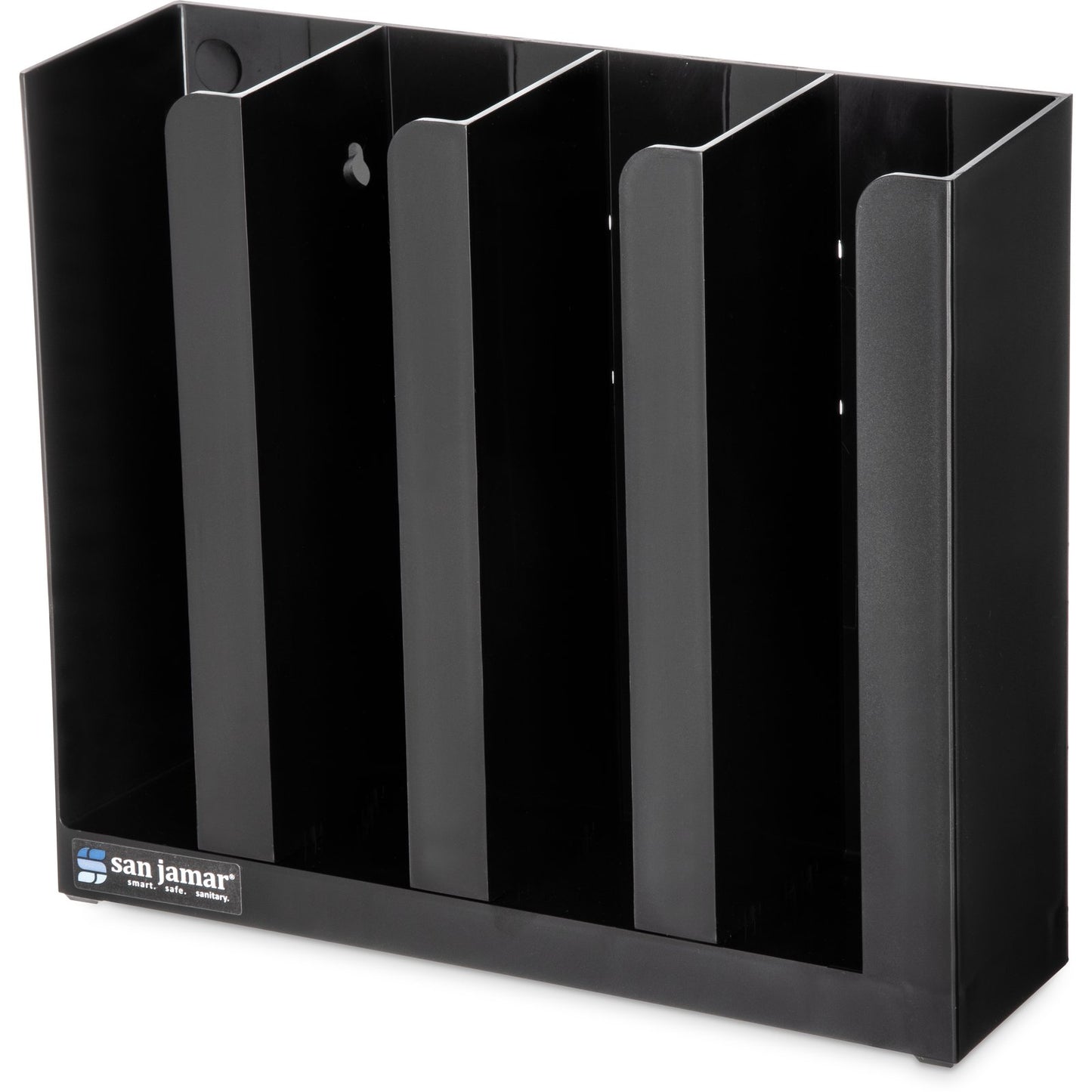 San Jamar PCL2 Black Portion Cup & Lid Organizer