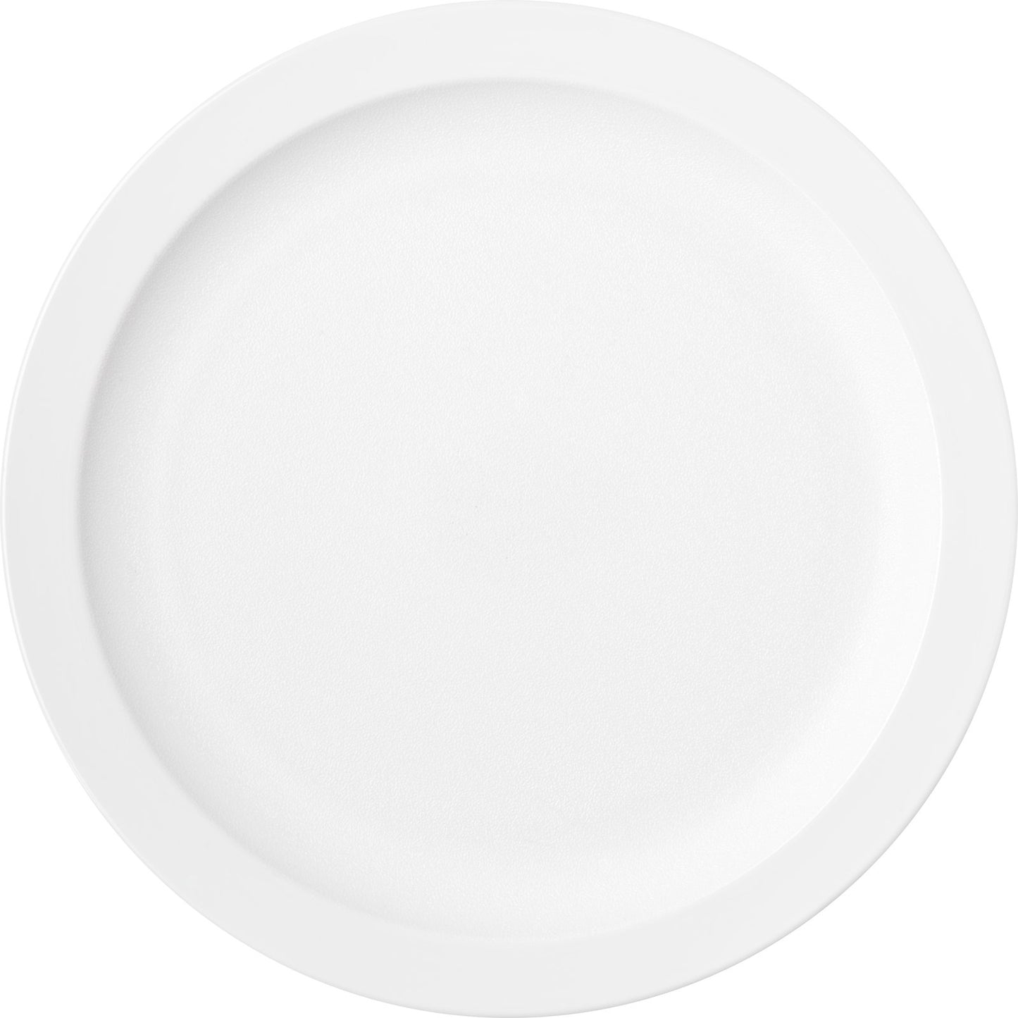 Carlisle PCD20902 9" White Polycarbonate Narrow Rim Plate