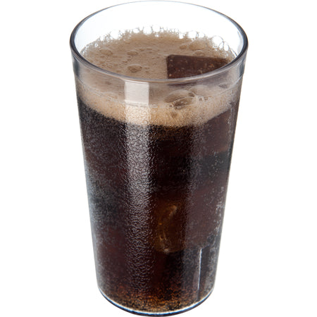 Carlisle 5212-207 12 oz Clear SAN Stackable Plastic Tumbler