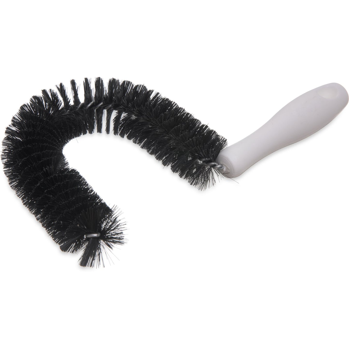 Carlisle 4015300 10" Black Sparta Curved Coffee Maker Brush with Soft Polyester Bristles