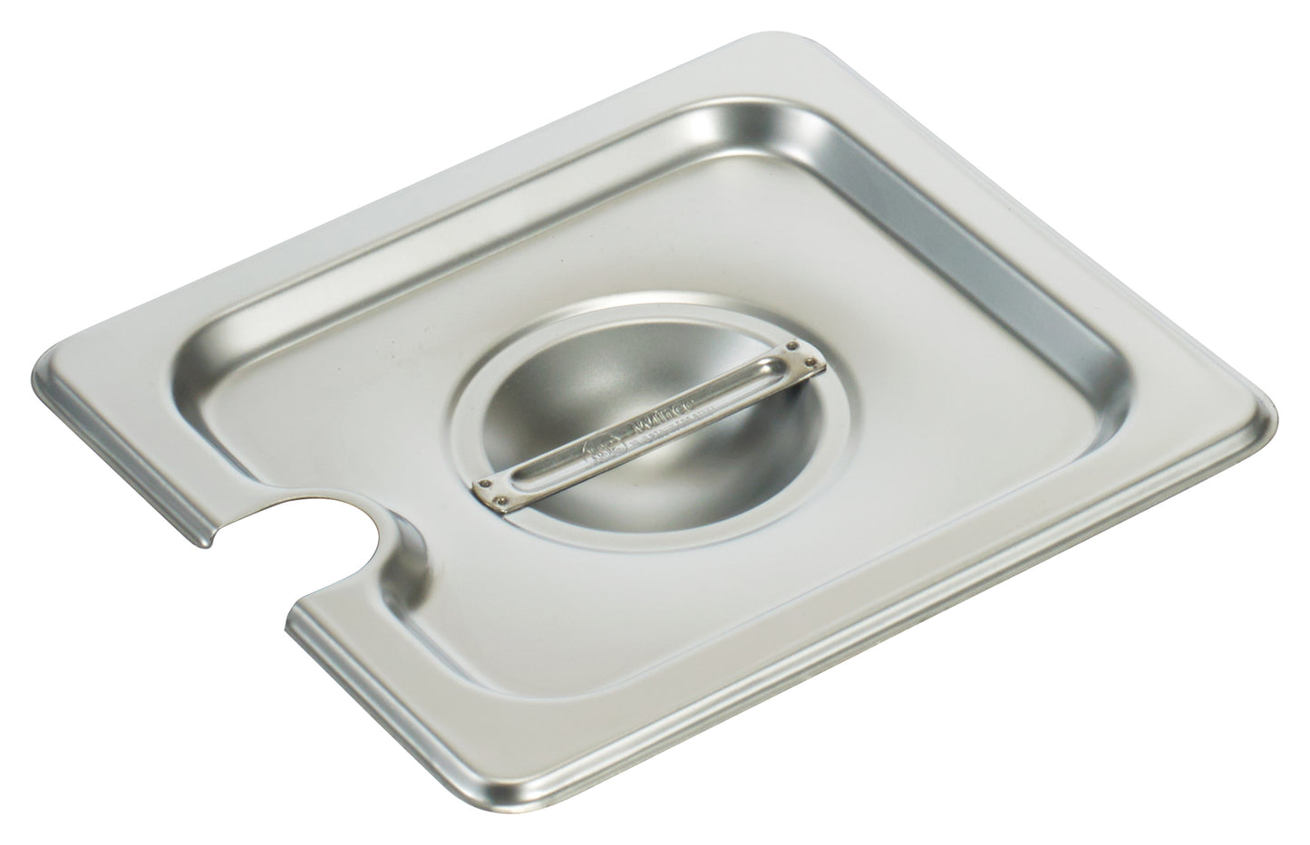 Winco SPCS 1/6 Size Stainless Steel Slotted Steam Pan Cover