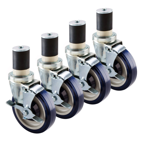 Atosa WA400001 1-1/2" Stem Caster Kit for Equipment Stands/Work Tables (Set of 4)