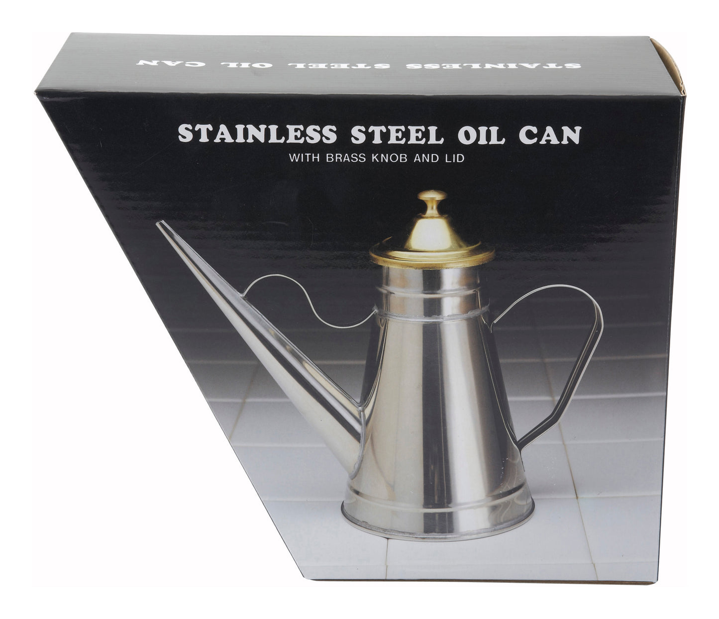 Winco OC-24 24oz. Oil Can w/ Brass Cover