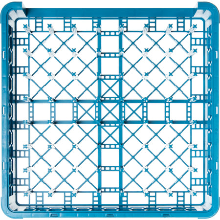 Carlisle ROP14 Carlisle Blue Polypropylene OptiClean Open-End All-Purpose Peg Dish Rack 3" Pegs