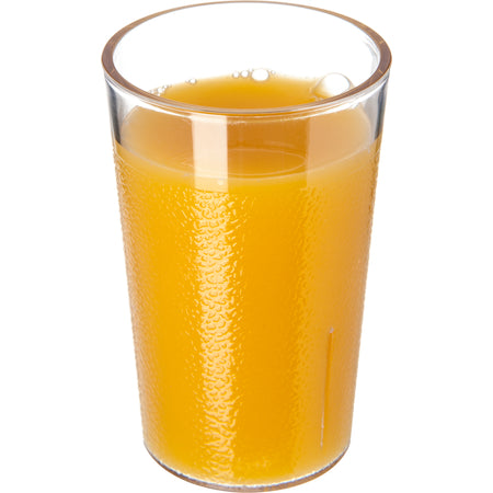 Carlisle 5501-207 5 oz Clear SAN Stackable Plastic Tumbler