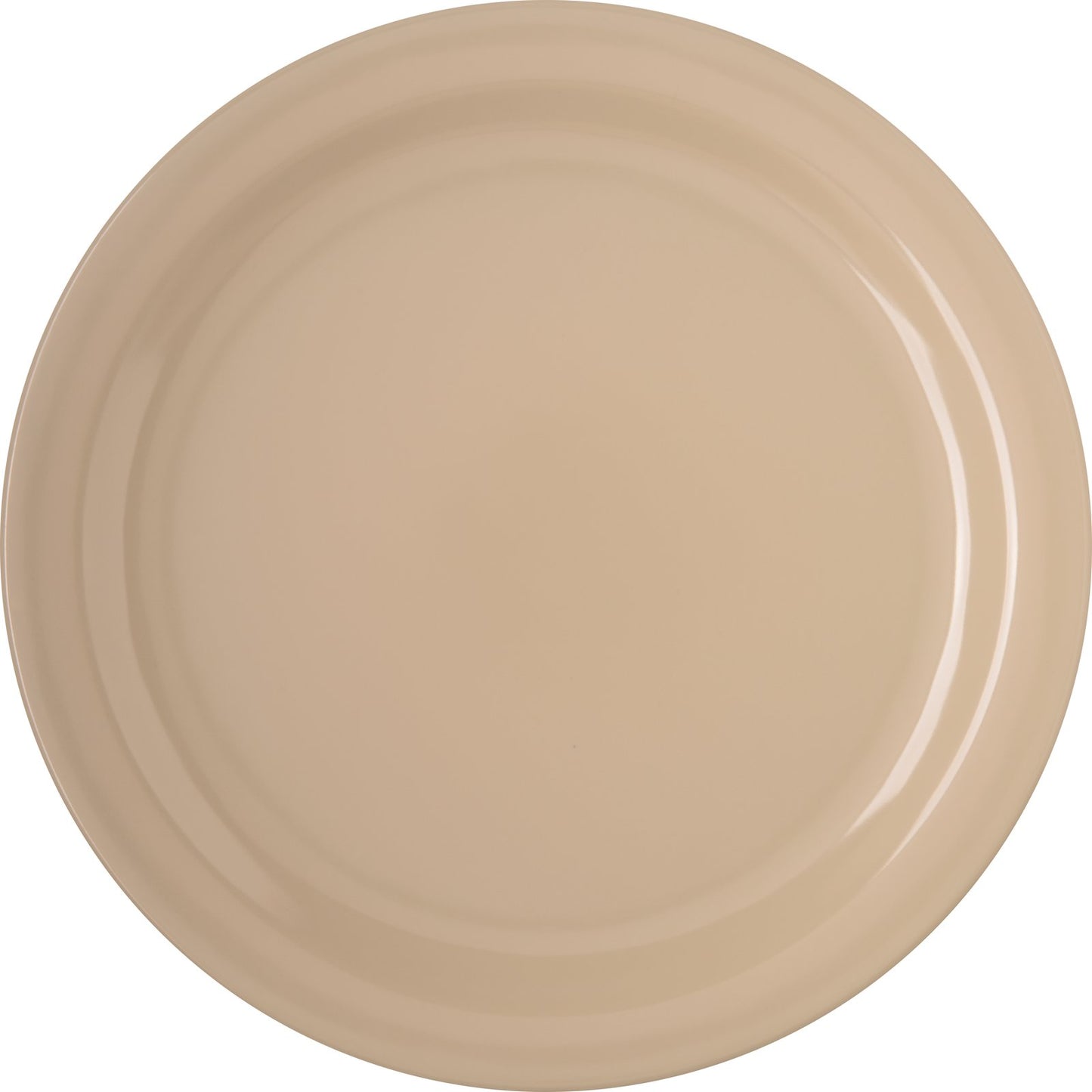 Carlisle 4350025 10.25" Tan Dallas Ware Melamine Dinner Plate