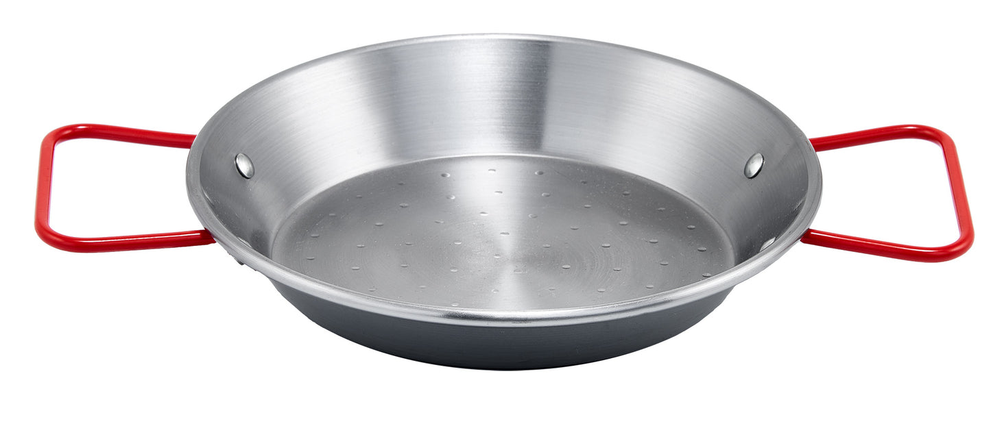 Winco CSPP-7 7-7/8" Polished Carbon Steel (Spain) Paella Pan