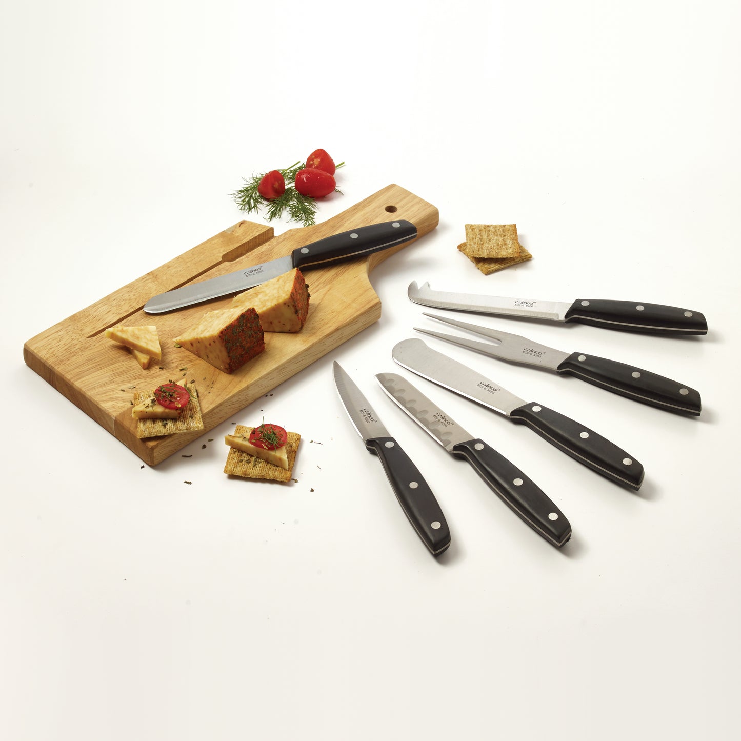 Winco KCS-6 Cheese Knife Set w/ POM handle
