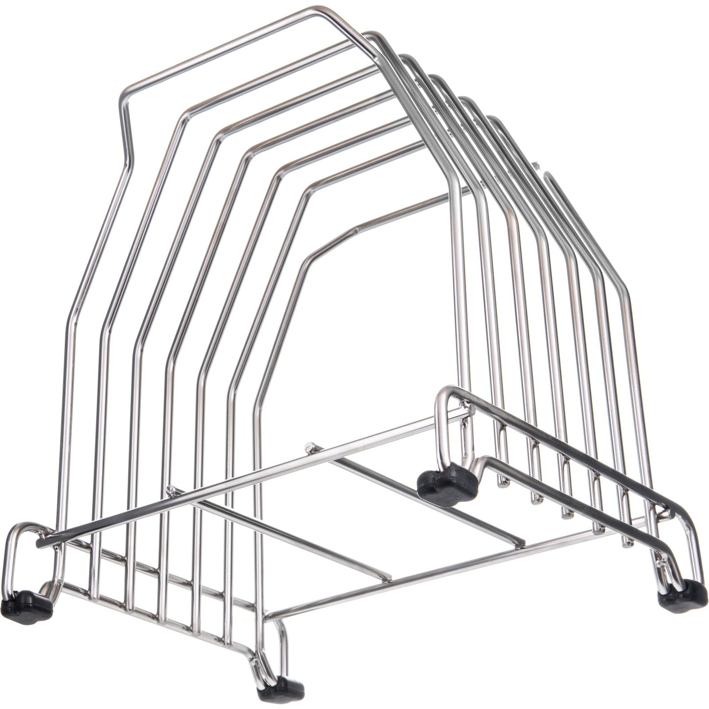 San Jamar KLRST Chrome Cut-N-Carry Cutting Board Rack