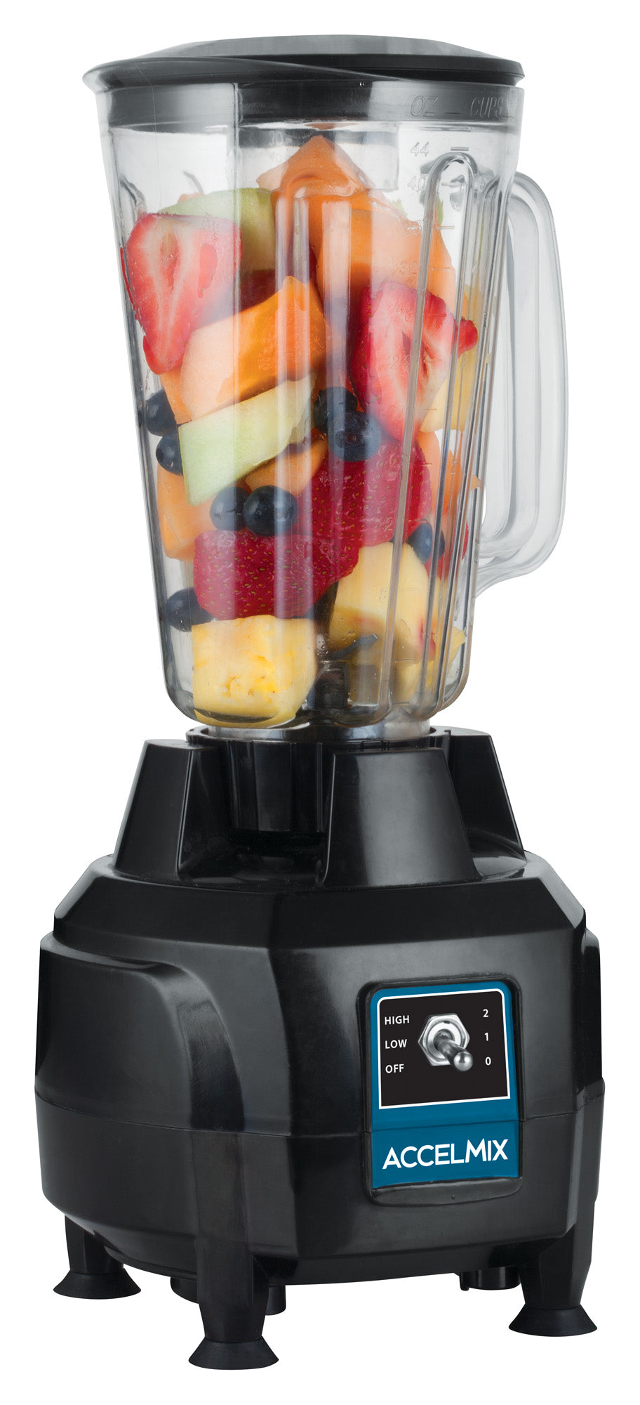 Winco XLB-44 44 oz. AccelMix Commercial Blender