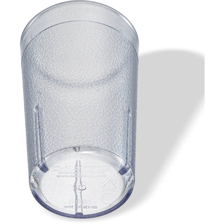 Carlisle 521207 12 oz Clear SAN Stackable Plastic Tumbler