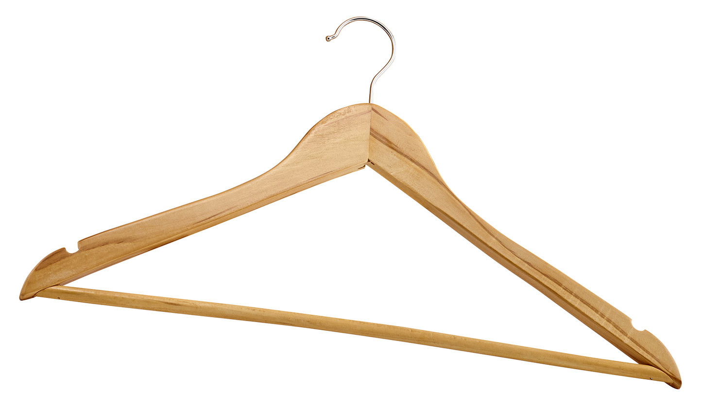 Winco WCH-1 Wooden Clothes Hanger