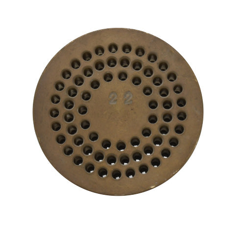 Omcan 13335 2.5 x 2.5 mm Pasta Die Spaghetti Quadri