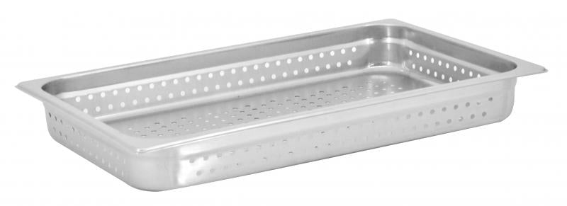 Omcan 85188 Full-size Stainless Steel 25-gauge Perforated Steam Table Pan - 2.5" Deep