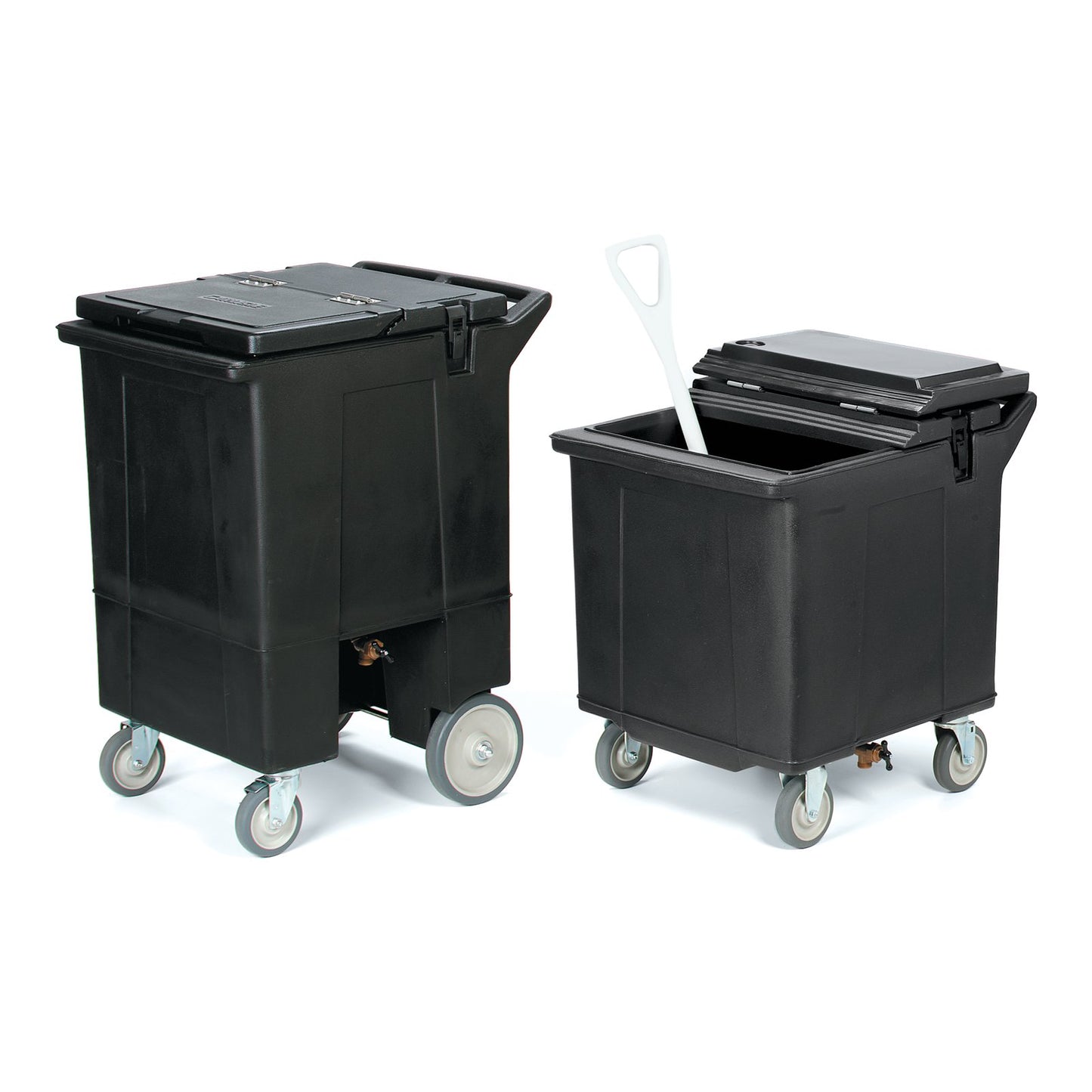 Carlisle IC225403 Black Cateraide Ice Caddy (4 Swivel Casters)