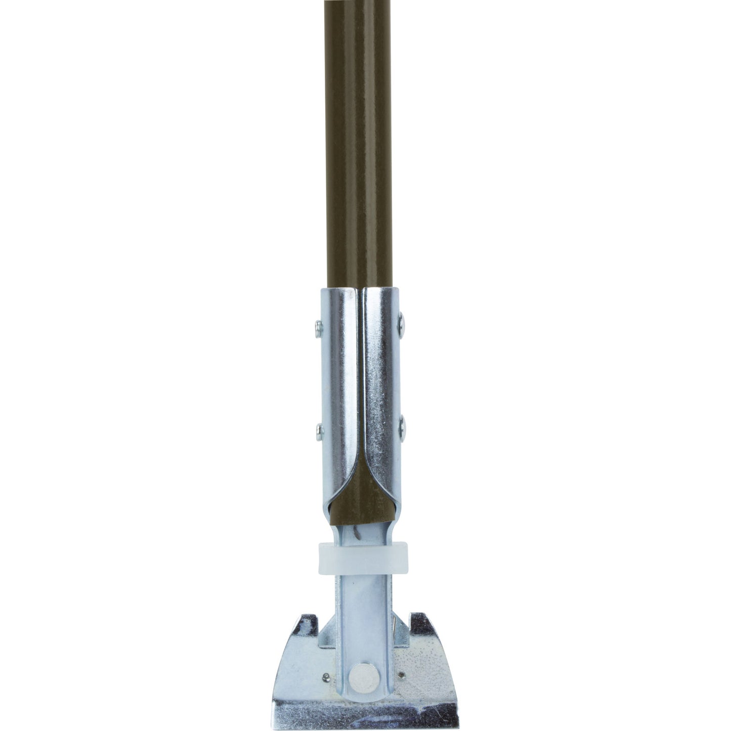 Carlisle 362113EC01 60" Brown Fiberglass Dust Mop Handle with Clip-On Connector