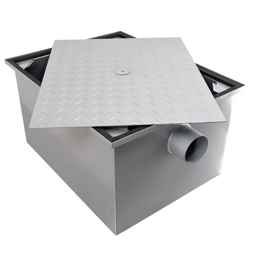 BK Resources BK-GT-100 100Lb/50 Gpm Carbon Steel Grease Trap