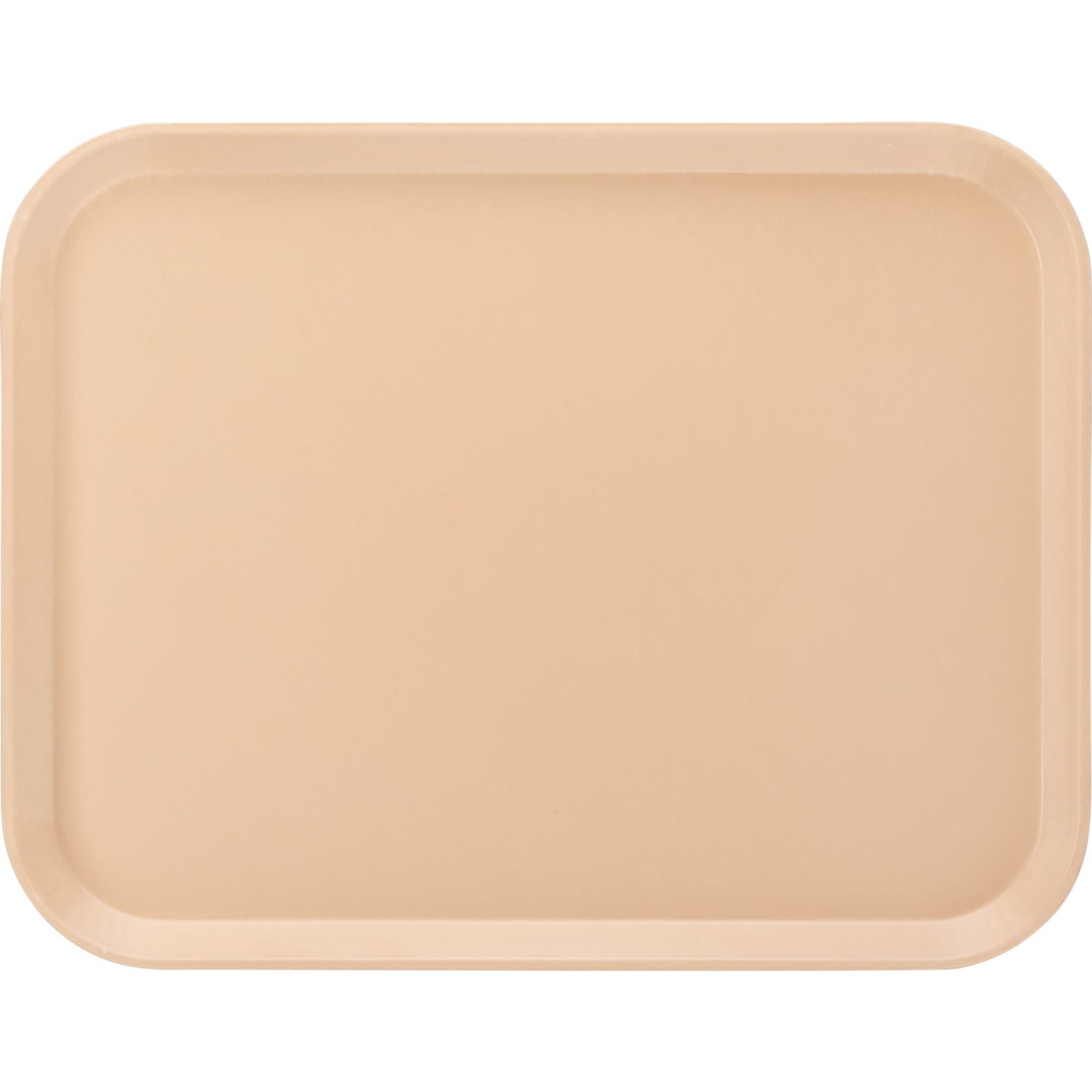 Carlisle 1814FG095 18" x 14" Almond Glasteel Fiberglass Tray