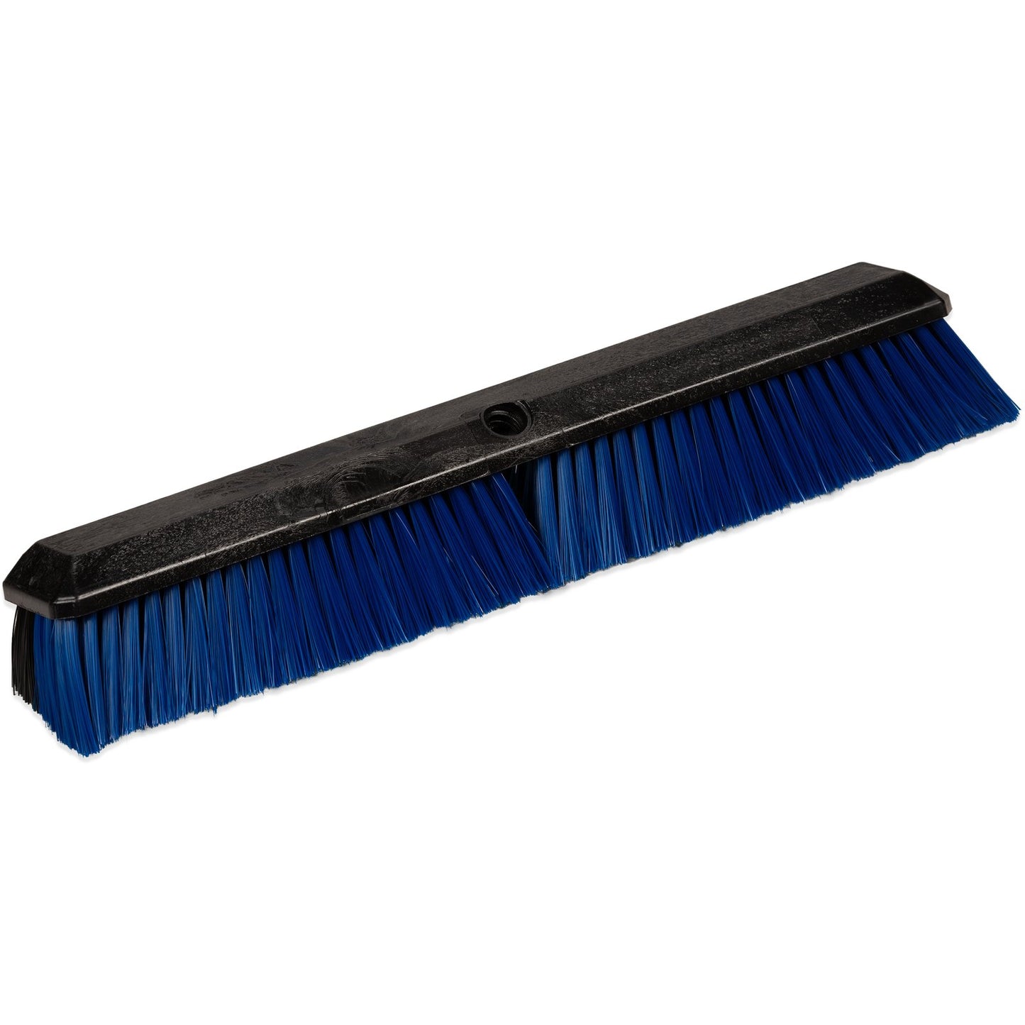 Carlisle 4188000 18" Sparta Spectrum Omni Push Broom Head with Black and Blue Bristle