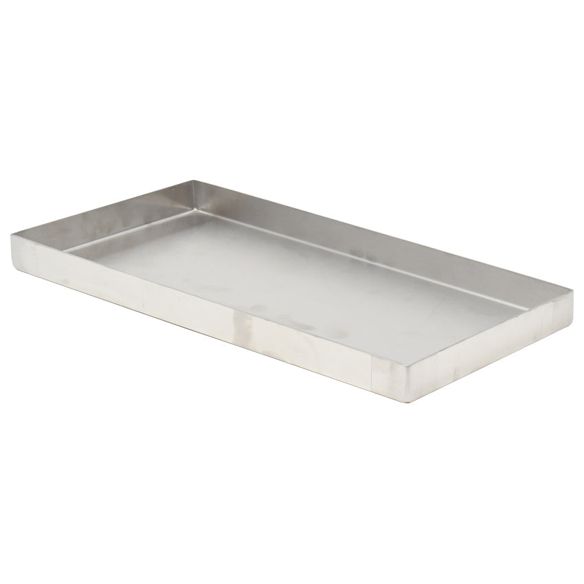 Omcan 43133 9" x 24" x 1" Stainless Steel Pan