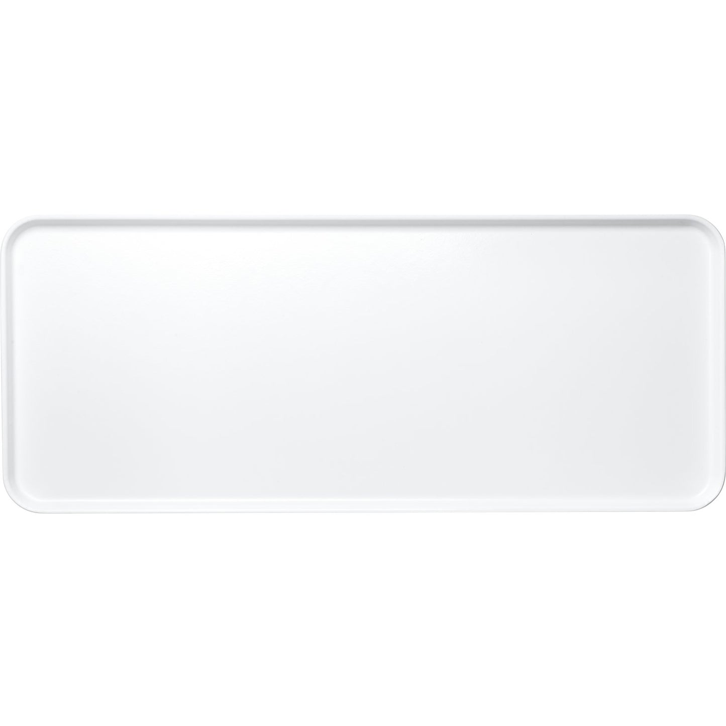 Carlisle 1230FMT301 30" x 12 7/16" x 1 1/16" Pearl White Fiberglass Market Tray