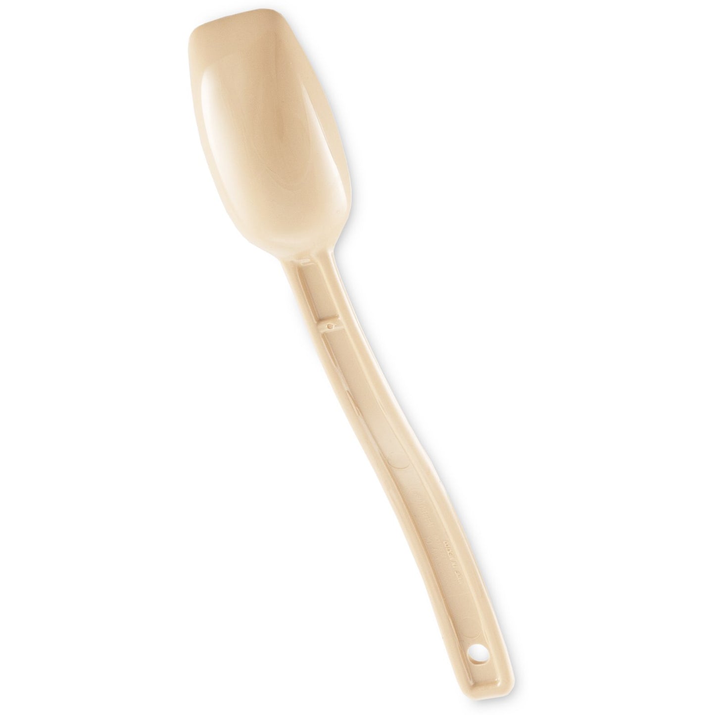 Carlisle 446006 0.5 oz 9" Beige Polycarbonate Solid Spoon