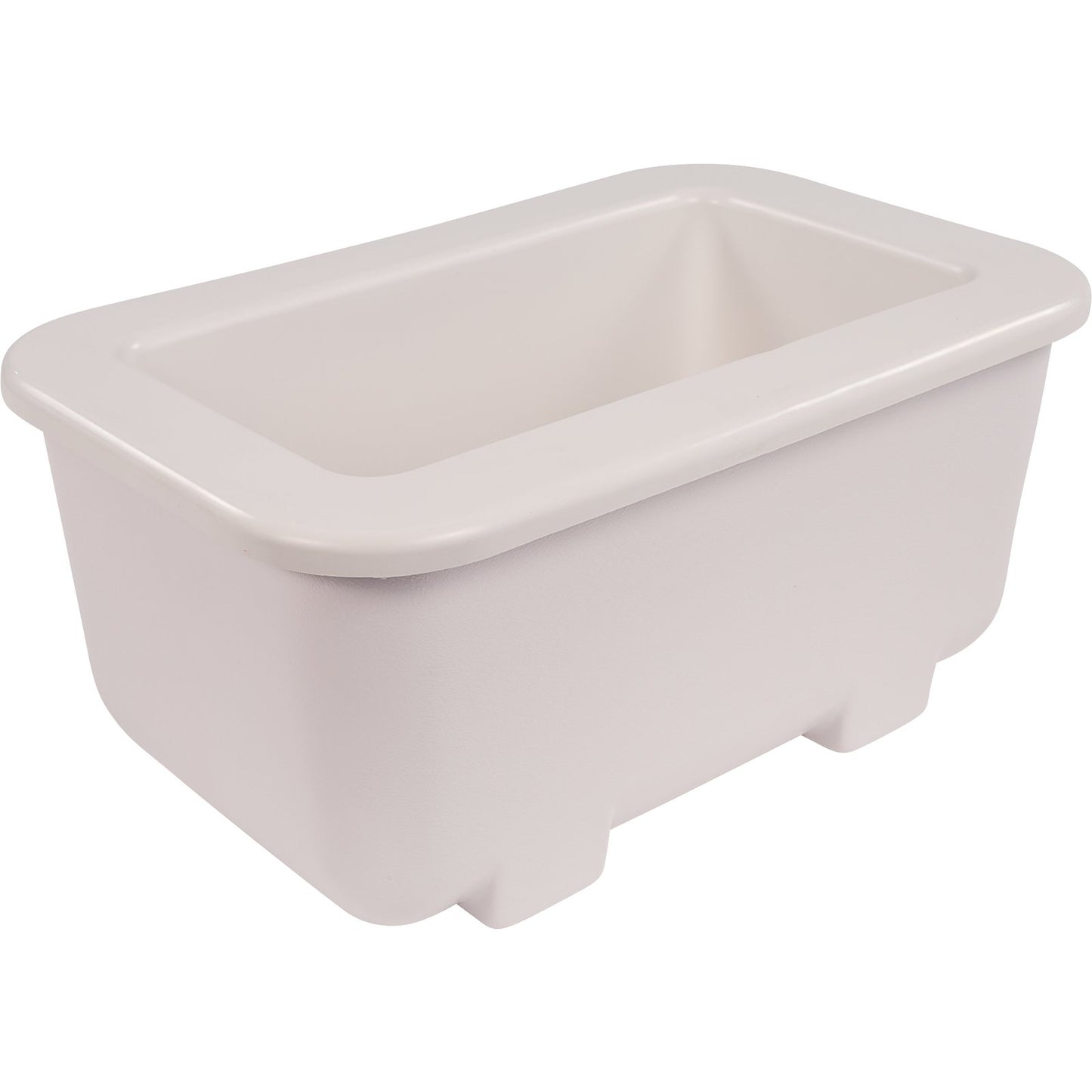 Carlisle CM104502 7.25 Qt Third-Size White Coldmaster Coldpan