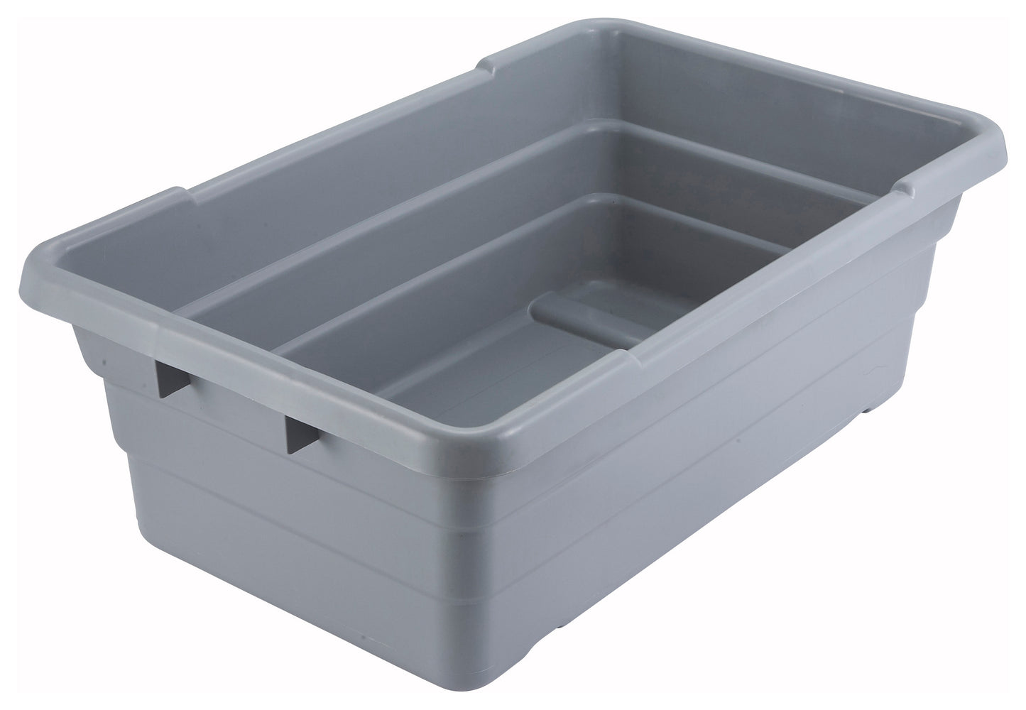 Winco PL-8 24" x 15" x 8" Gray Nesting Lug
