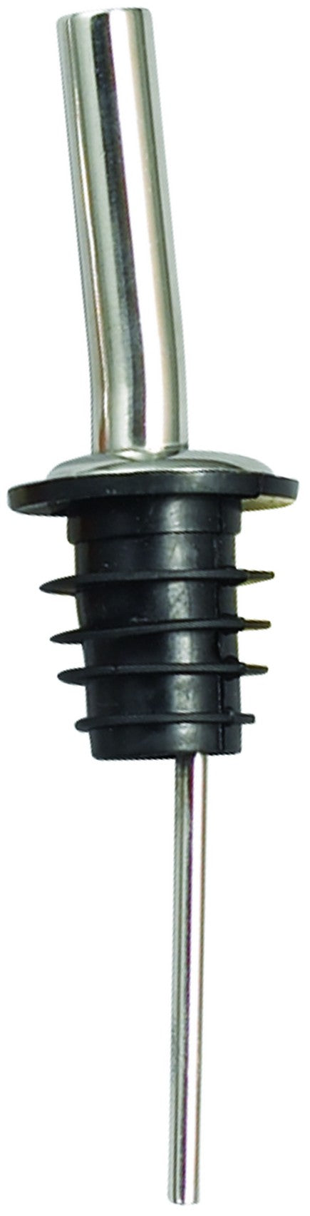 Winco PPM-4J Black Plastic Stopper Jet Spout Metal Pourers