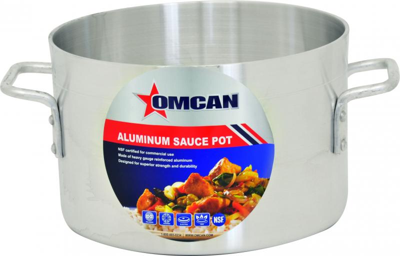 Omcan 43391 14 Qt Aluminum Sauce Pot