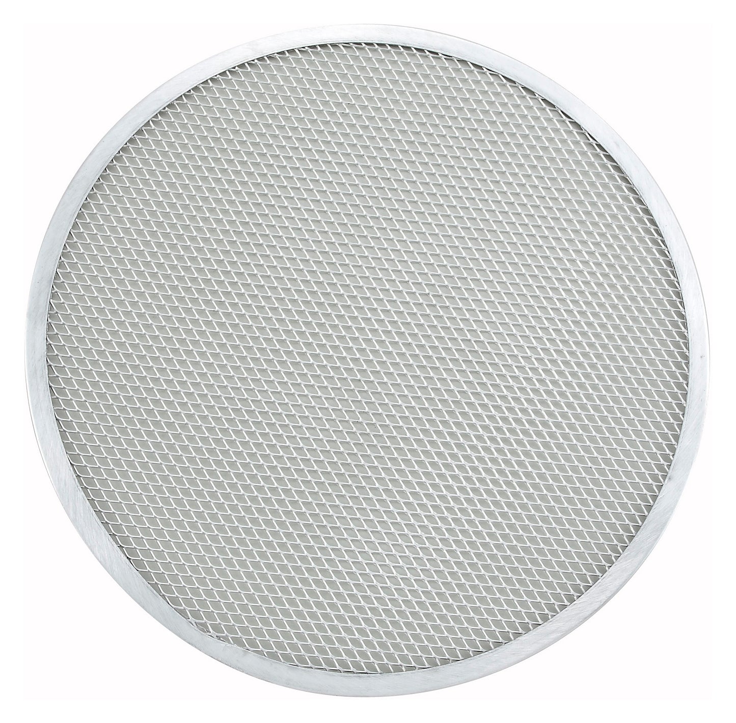 Winco APZS-15 15" Aluminum Seamless Pizza Screen