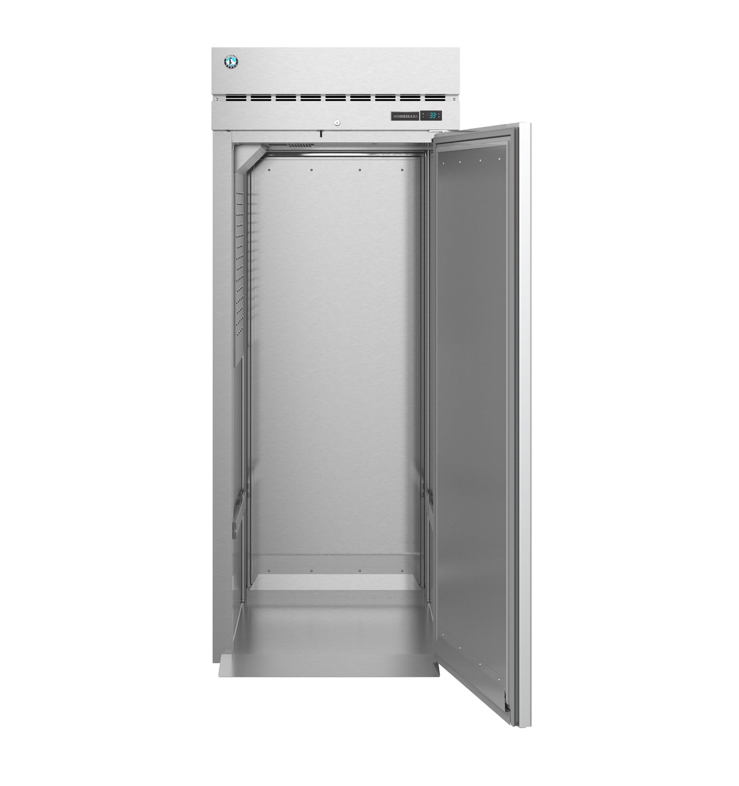 Hoshizaki RN1A-FS One Section Full Stainless Door with Lock Upright Roll-In Refrigerator