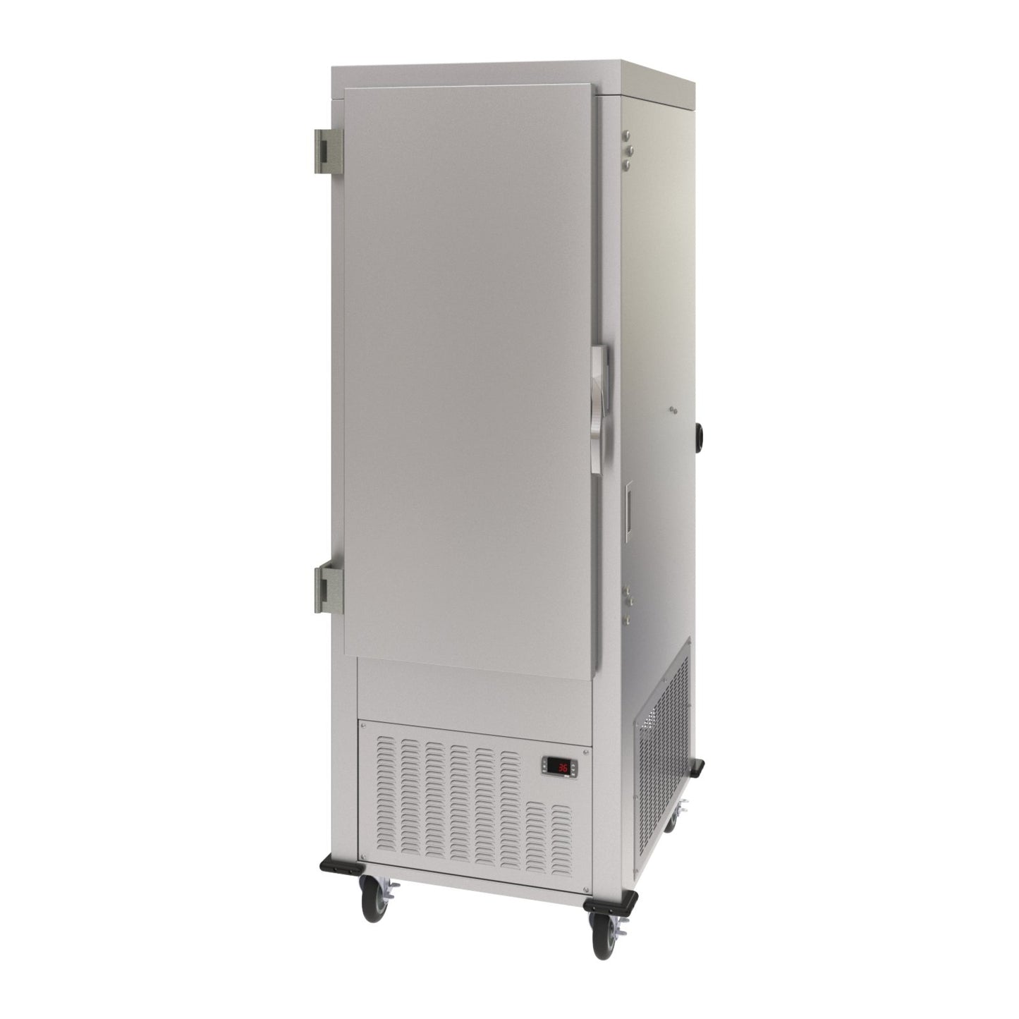 Dinex DXPACR15L Stainless Steel Air Curtain Refrigerator with Left Hinged Door