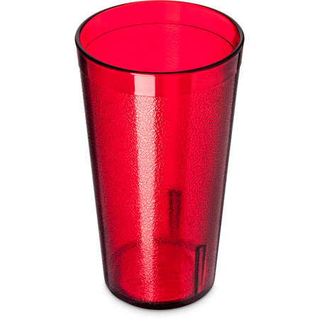 Carlisle 521610 16 oz Ruby SAN Stackable Plastic Tumbler