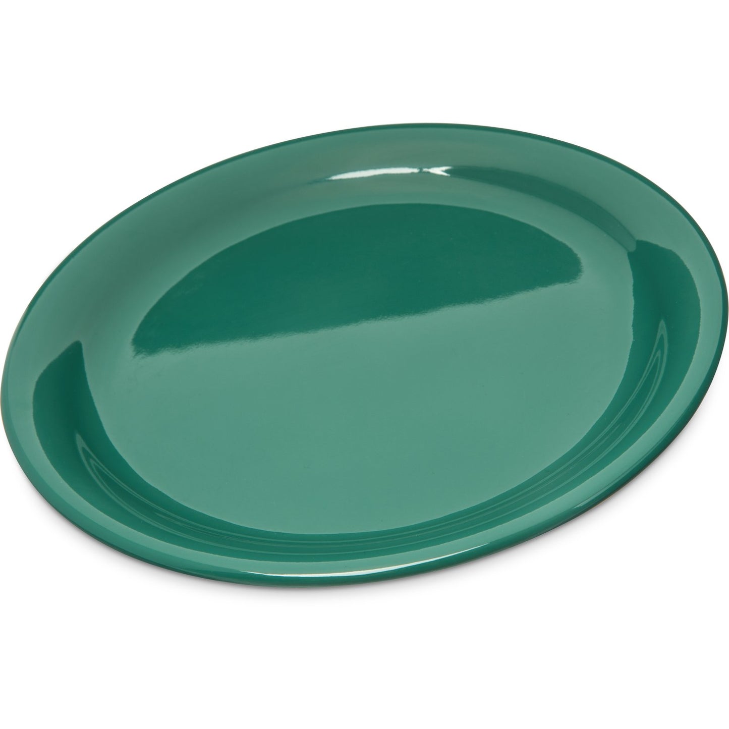 Carlisle 4300409 9" Green Durus Melamine Narrow Rim Dinner Plate