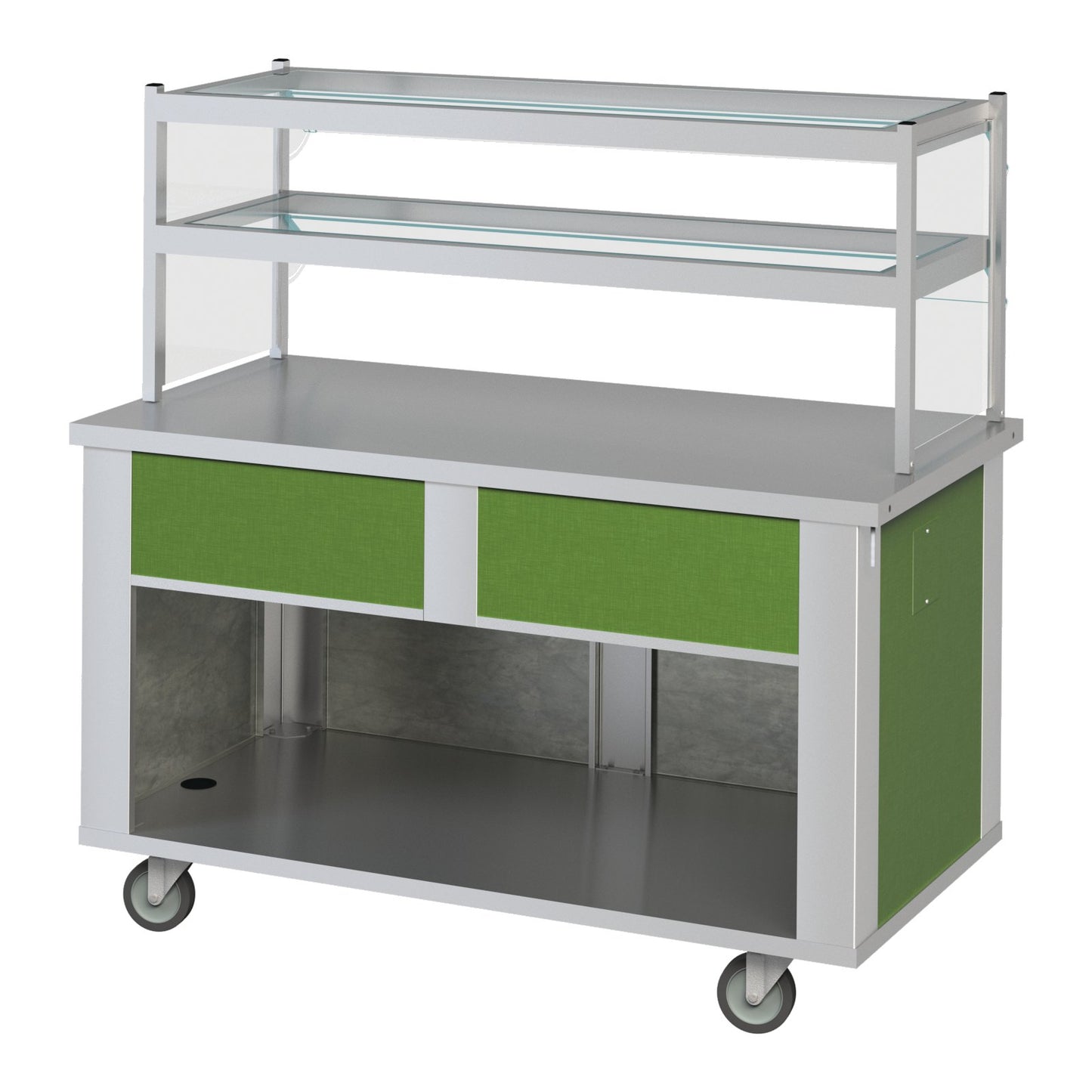 Dinex DXPFRMA6 6-Well DineXpress Laminated Panels without Doors
