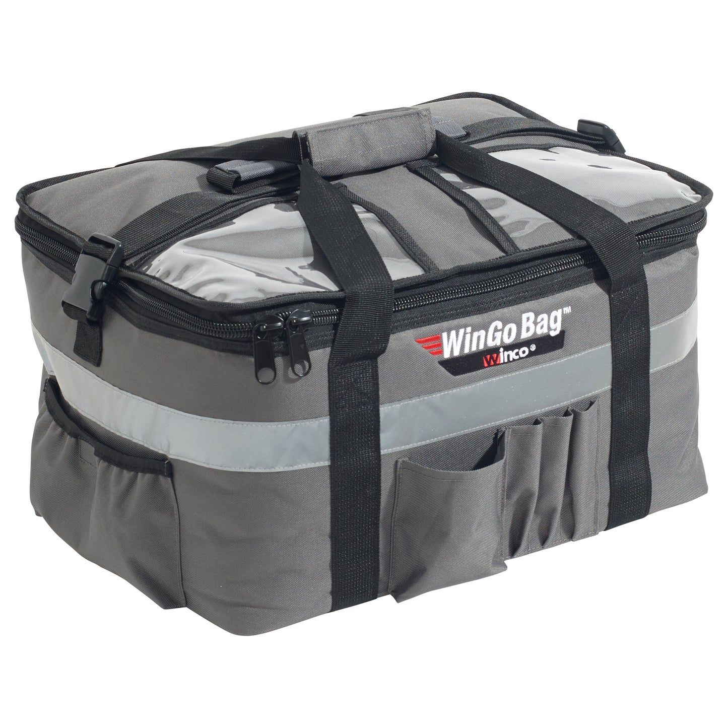 Winco BGCB-1709 Medium Premium Catering Bag with Beverage Divider