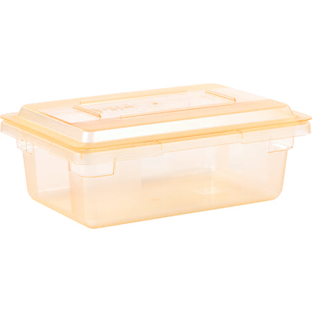 Carlisle 10617C22 18" x 12" Yellow Polycarbonate StorPlus Color-Coded Food Storage Container Lid