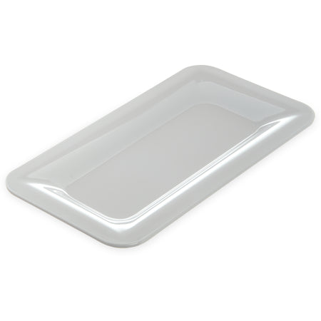 Carlisle 4446002 1" White Melamine Designer Displayware Third Size Food Pan