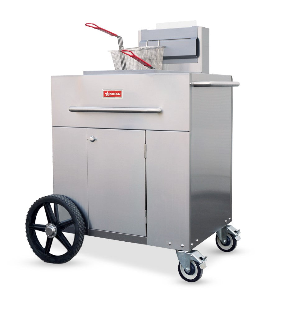 Omcan 47354 Propane Single Tank Outdoor Portable Fryer