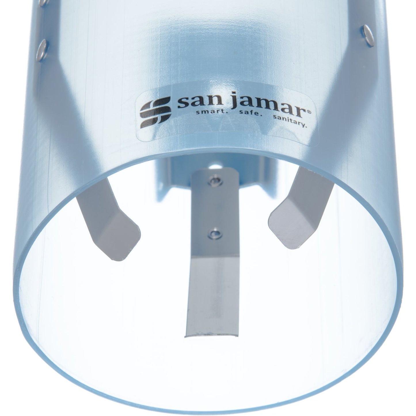 San Jamar C3165FBL 16" Medium Frosted Blue Pull-Type Water Cup