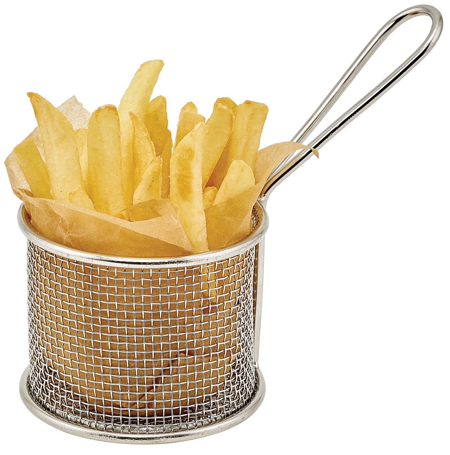 Winco FBM-32R 3-3/4" Mini Fry Basket