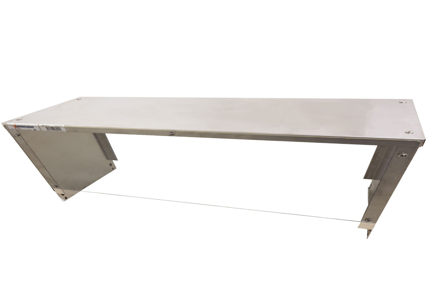 Omcan 47024 72-inch Sneeze Guard for 5 Pan Steam Table