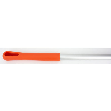 Carlisle 40226EC24 60" Orange Natural Aluminum Handle with Color-Coded Tip and Hang Up Cap