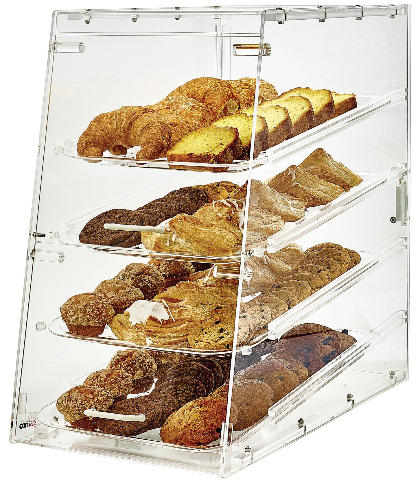Winco ADC-4 4 Tray Acrylic Display Case